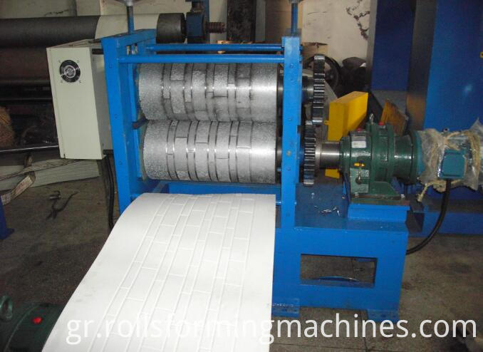 Μηχανή χάραξης φύλλων δαπέδου (7) floor sheet embossing machine (7)
